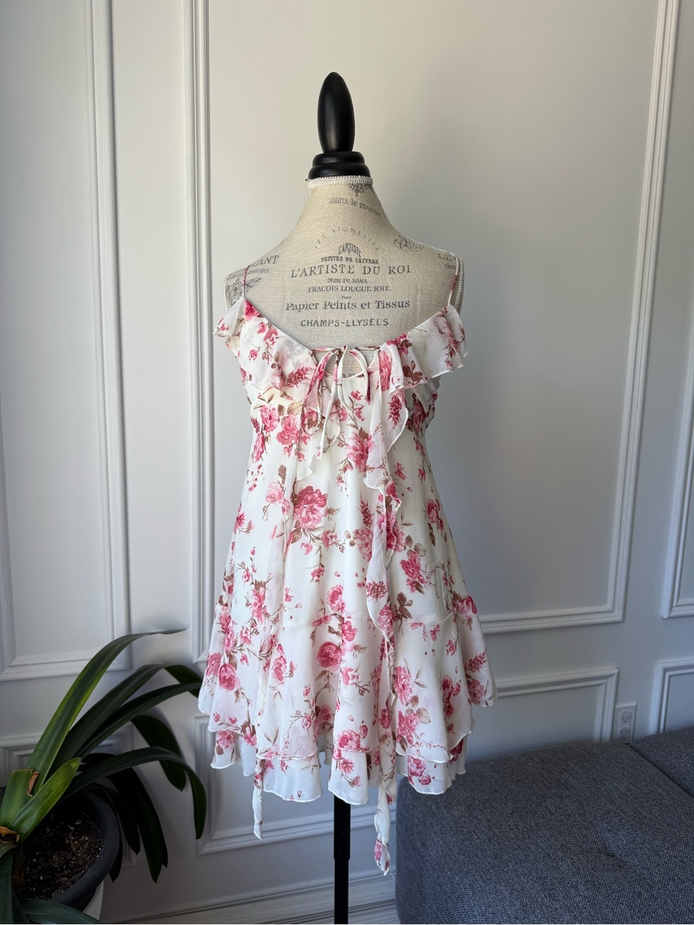 Thirty Thirty Floral Ruffle Mini Dress - Picture 2 of 7